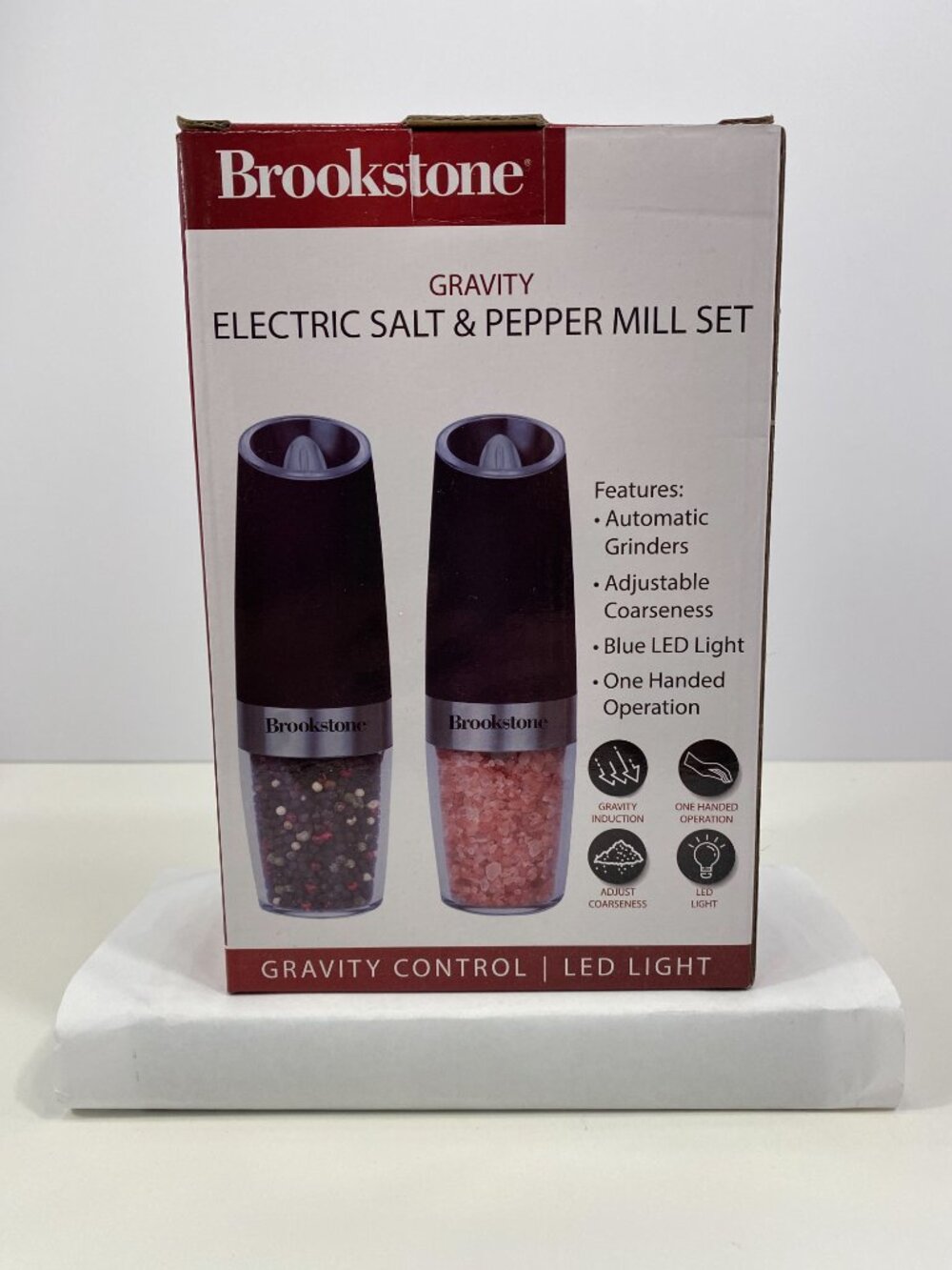 Brookstone Electric Salt and Pepper Mill Set - Picture 3 of 8